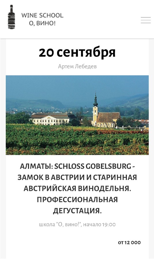 «Schloss gobelsburg - замок в Австрии и старинная Австрийская винодельня/ О вино