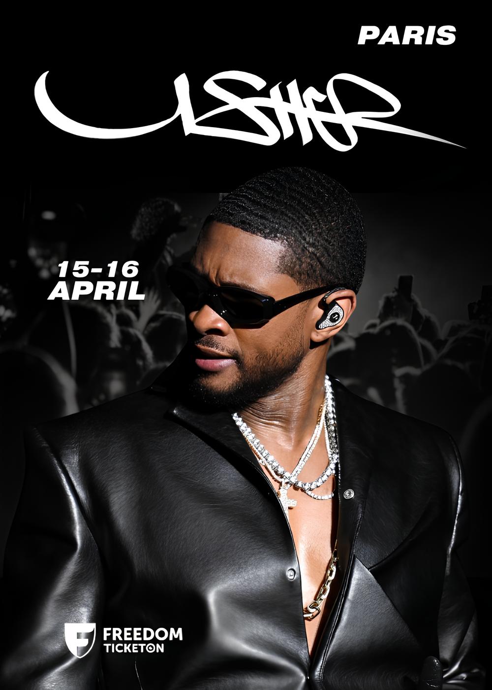 Usher в Париже