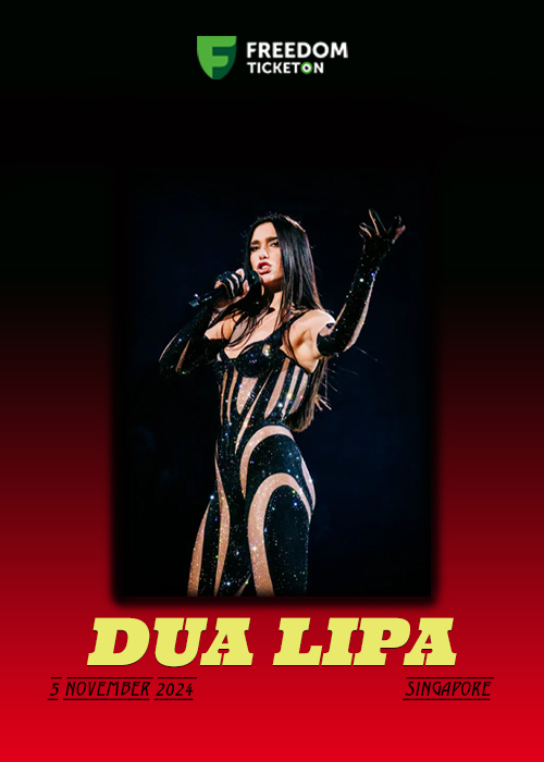 Dua Lipa in Singapore