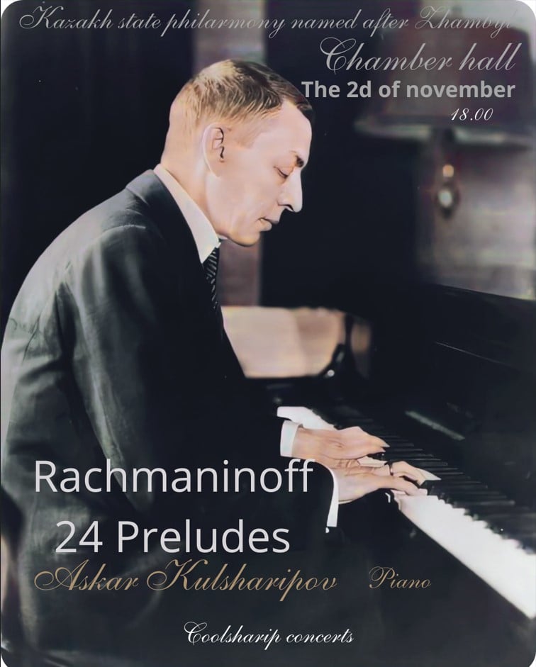 RACHMANINOFF 24 preludes Алматы қаласында