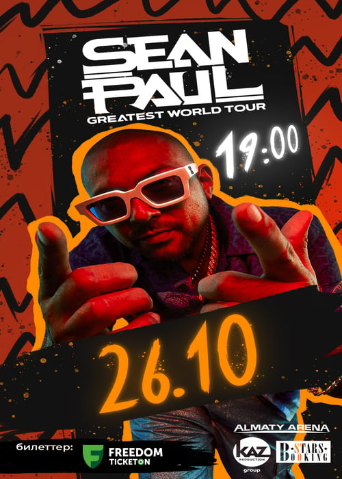 Sean Paul in Almaty